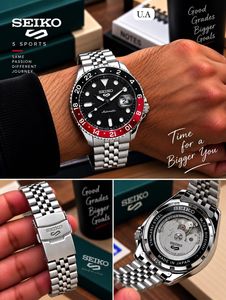 Seiko 5 Sports Automatic Green Dial Watch