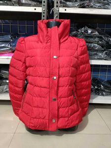 Imported Red Puffer Jacket For Women's