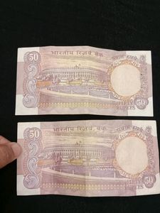 50rs Old Issue Note- 2 Signed By C.Rangrajan