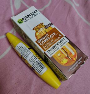 Garnier Night Serum & Mascara Set