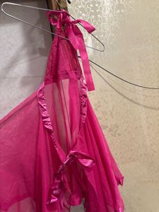 Sexy Pink Babydoll Lingerie Set