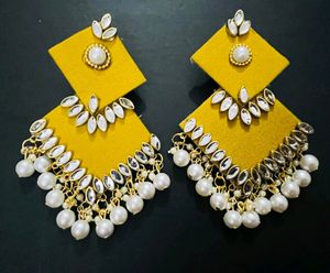 Fancy Party Wear Have Long Size Earrings