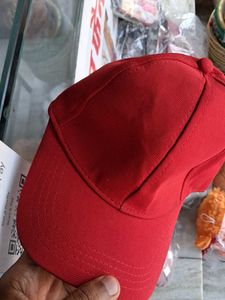 Classic Red Baseball Cap