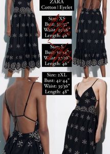 Zara Eyelet Cotton Dress