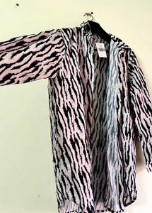 Stylish Zebra Print 2 piece Co-ord Set