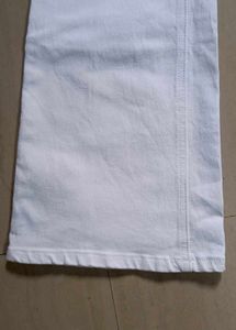 Women's White Flare Jeans