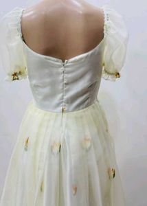 Hand painted floral frock