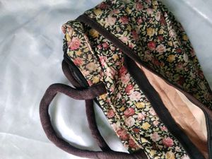 Floral Print Shoulder Bag