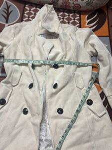 Elegant Cream Button-Down Coat