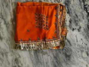 Orange Indian Lehenga Choli Set