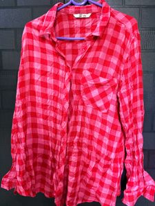 Red & Pink Checkered Shirt