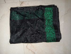 Black Party Wear Net Dupatta