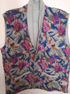 Kashmiri pure Wool  both  sides  wearable  Jacket