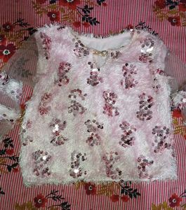 Sparkly Pink Party Top