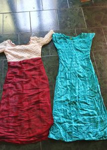 Two Stylish Women's Kurtas