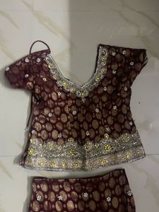 Elegant Embroidered Lehenga Choli Set