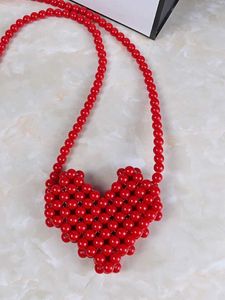 Mini Heart Beaded Bag