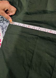 Men's Classic Green Button-Down Shirt