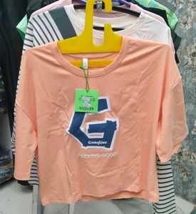 Peach Graphic Tee