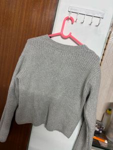 Gray Knit Sweater