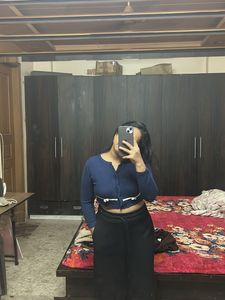 Blue Cardigan