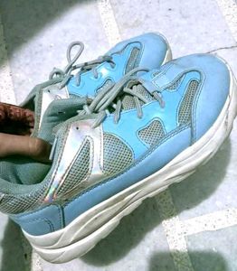 Athletic Blue Sneakers