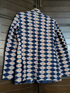 Multicolored printed Men's blazer