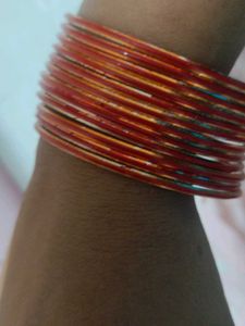 Set of orange Bangles