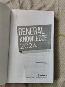 General Knowledge 2024 Book