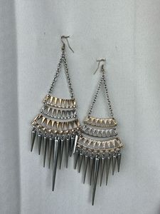 Statement Spike Dangle Earrings