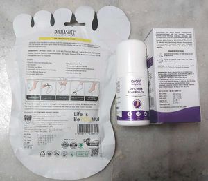 Dr. Rashel  Mask &amp; Aravi Organic Foot Roll