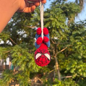 Handmade Spiderman Crochet Doll