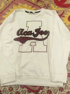 White Graphic Sweatshirt