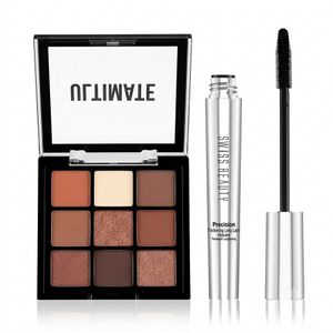 COMBO Swiss Beauty Eyeshadow Palette & Mascara