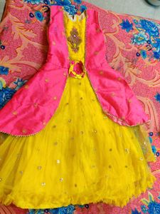 Beautiful net frock for kids