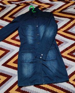 Denim Long Jacket