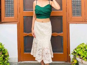 Lace Bodycon Skirt