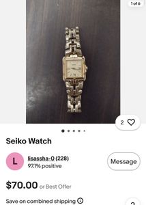 Seiko Two-Tone Watch