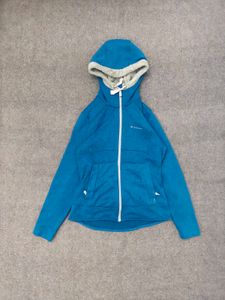 Quechua Blue Hooded Fleece Jacket