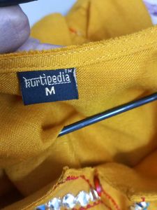 Yellow Festive Kurti