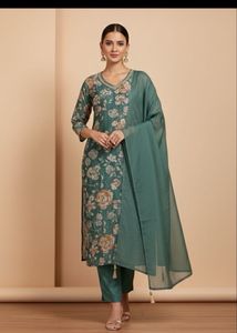 Floral Print Kurta Set