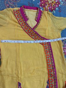 Yellow Embroidered Salwar Kameez