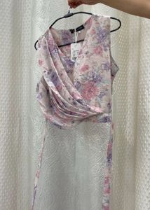 Floral Print Wrap Skirt