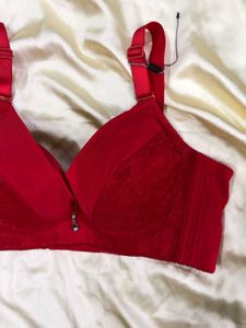 Red Lace push up Bra