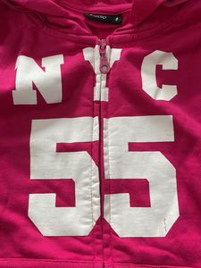 Hot Pink NYC 55 Zip-Up Hoodie