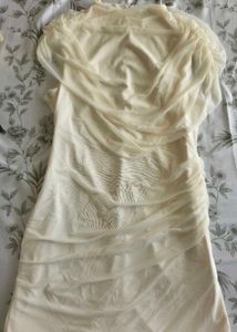 Elegant Ruched Chiffon Mini Dress