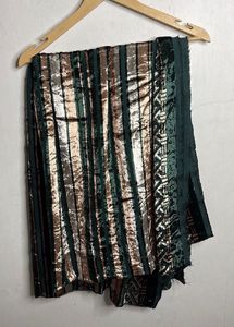 Green Golden Printed Dupatta