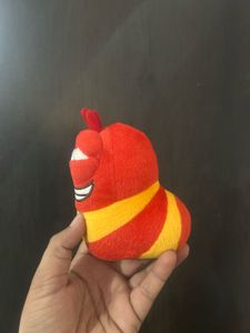 Cute Larva Red and Yellow Plush Toy
