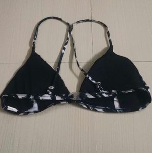 Palm Tree Print Bikini Top