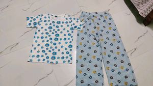 Cute Floral Pajama Set